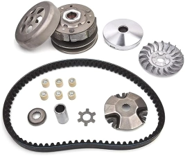 JIAYAN POLARIS ATV TRANSMISSION REBUILD KIT - CLUTCH, VARIATOR, DRIVE BELT ROLLERS INCLUDED