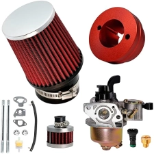 JMCHSTORE RED AIR FILTER ADAPTER KIT FOR MONSTER MEGA MOTO MMB80 MMB105 80-105CC MINI BIKES