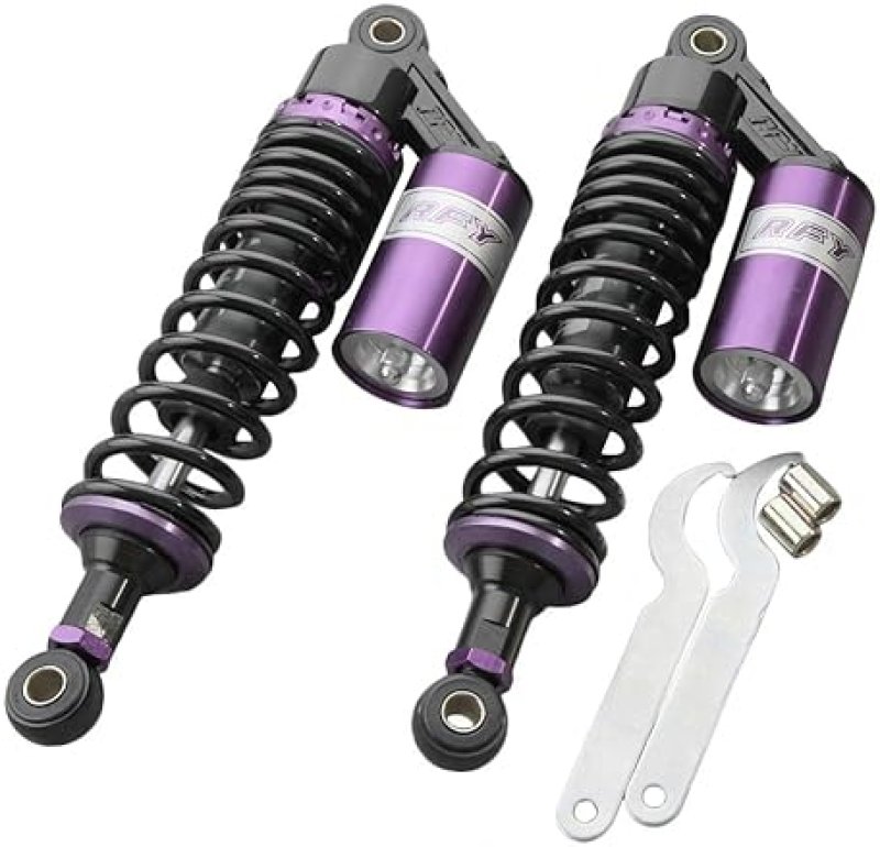 GZYF 320MM REAR AIR SHOCK ABSORBERS PAIR UNIVERSAL SUSPENSION FOR SUZUKI YAMAHA KAWASAKI ATV