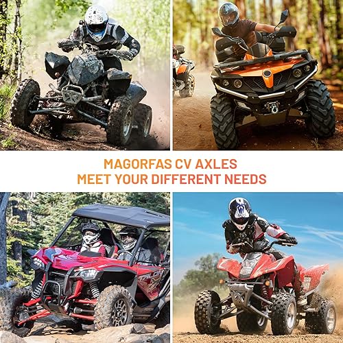 MAGORFAS REAR CV AXLE FOR ARCTIC CAT WILDCAT 1000 LTD X1000 SE 2012-2016 LEFT RIGHT HALF SHAFT