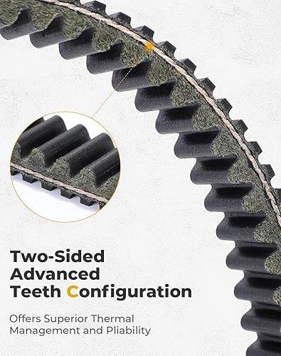 KEMIMOTO CVT CLUTCH BELT FOR CFORCE UFORCE ZFORCE 1000 950 800 5-LAYER HEAVY DUTY TRAIL