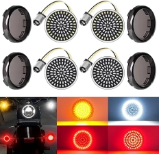 BENLARI 1157 LED TURN SIGNAL LIGHTS FRONT REAR 81 LEDS FOR HARLEY DAVIDSON 1986-2024