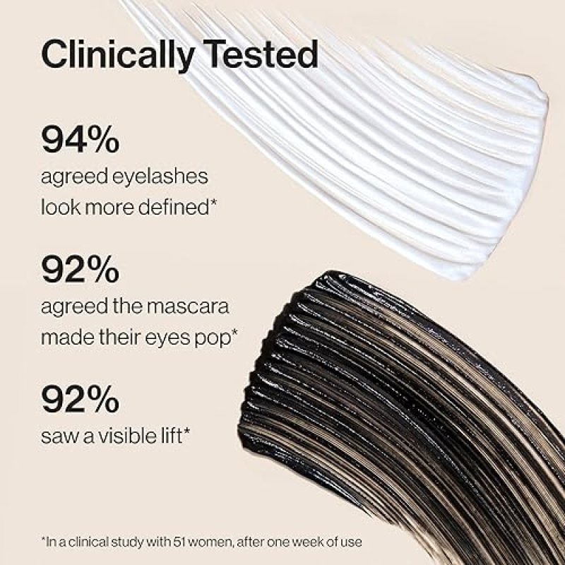 HONEST BEAUTY 2-IN-1 LENGTHENING VOLUMIZING MASCARA LASH PRIMER, BLACK, 0.27 FL OZ