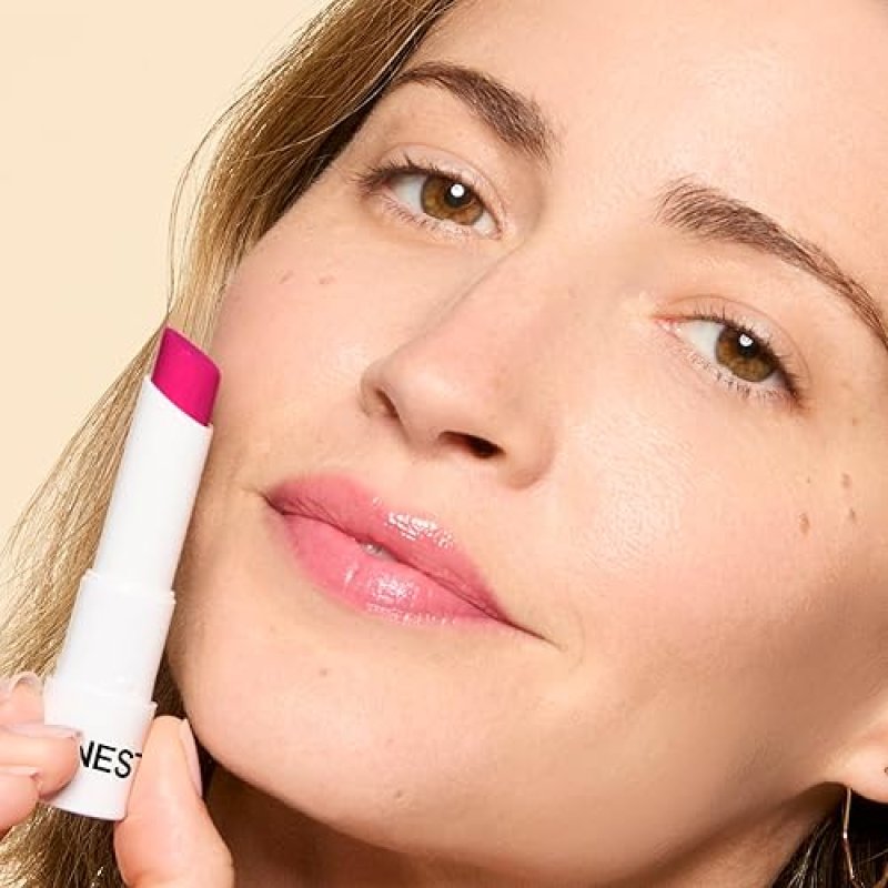 HONEST BEAUTY VEGAN TINTED LIP BALM WITH ACAI AVOCADO PARABEN CRUELTY FREE, DRAGON FRUIT
