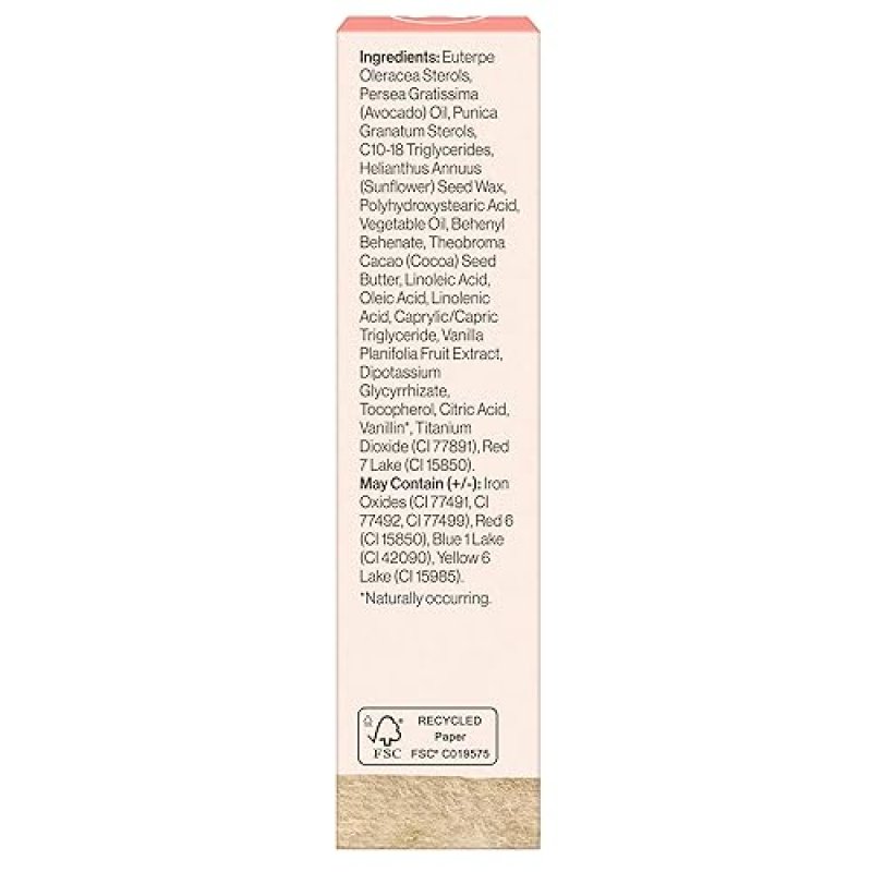 HONEST BEAUTY VEGAN TINTED LIP BALM WITH ACAI AVOCADO PARABEN CRUELTY FREE, DRAGON FRUIT