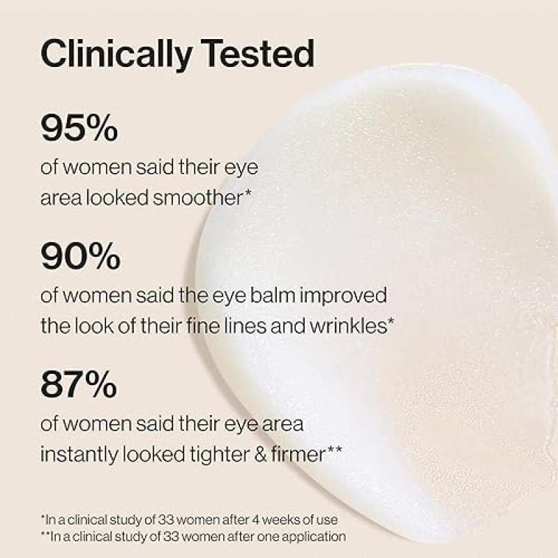 HONEST BEAUTY CALM RENEW EYE BALM FOR SENSITIVE SKIN MOISTURIZING, FIRMING, VEGAN, 0.5 OZ