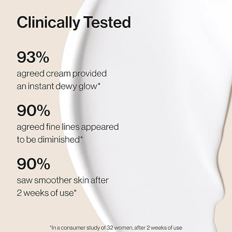 HONEST BEAUTY HYDROGEL CREAM 1.7 OZ LIGHTWEIGHT HYALURONIC ACID MOISTURIZER, VEGAN FRAGRANCE-FREE