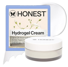 HONEST BEAUTY MINI HYDROGEL CREAM WITH HYALURONIC ACID LIGHTWEIGHT, VEGAN, FRAGRANCE-FREE, TRAVEL SI