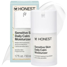 HONEST BEAUTY SENSITIVE SKIN MOISTURIZER LIGHTWEIGHT, HYDRATING, REDUCES REDNESS, VEGAN 1.7OZ