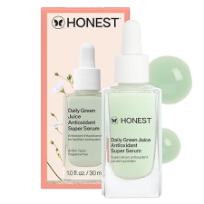 HONEST BEAUTY DAILY GREEN JUICE ANTIOXIDANT SERUM BRIGHTENS SKIN, VEGAN, FRAGRANCE-FREE, 1OZ