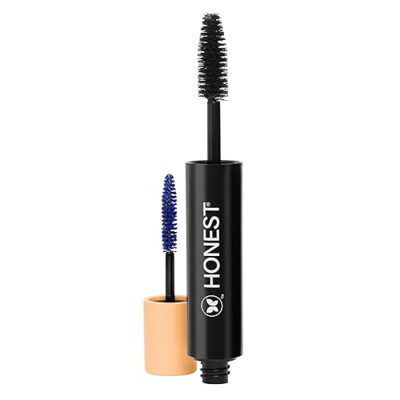 HONEST BEAUTY 2-IN-1 VOLUMIZING MASCARA LASH PRIMER WITH CASTOR OIL, VEGAN, SENSITIVE EYES