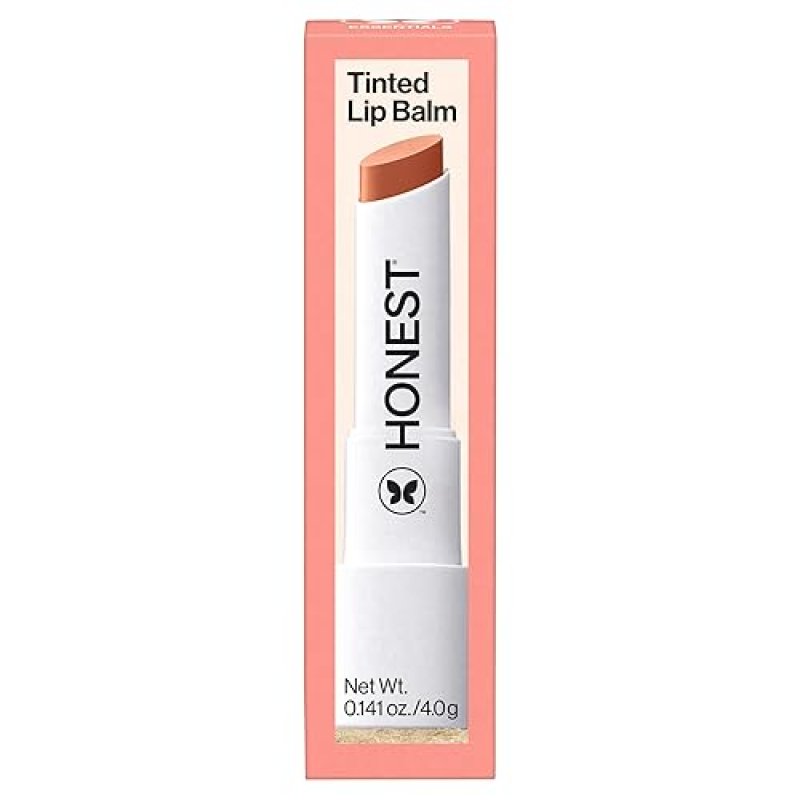 HONEST BEAUTY VEGAN TINTED LIP BALM WITH ACAI AVOCADO ANTIOXIDANT, PARABEN CRUELTY FREE