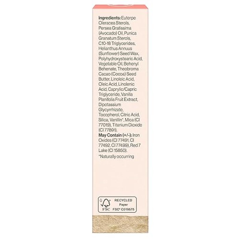 HONEST BEAUTY VEGAN TINTED LIP BALM WITH ACAI AVOCADO ANTIOXIDANT, PARABEN CRUELTY FREE