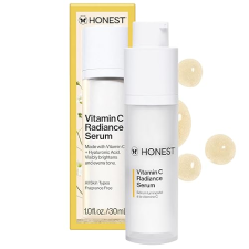 HONEST BEAUTY VITAMIN C RADIANCE SERUM BRIGHTENS SKIN, GENTLE, FRAGRANCE-FREE, VEGAN 1 FL OZ