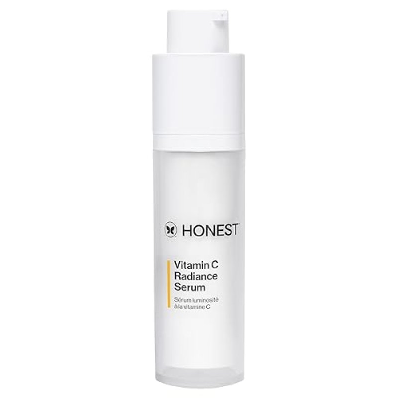 HONEST BEAUTY VITAMIN C RADIANCE SERUM BRIGHTENS SKIN, GENTLE, FRAGRANCE-FREE, VEGAN 1 FL OZ