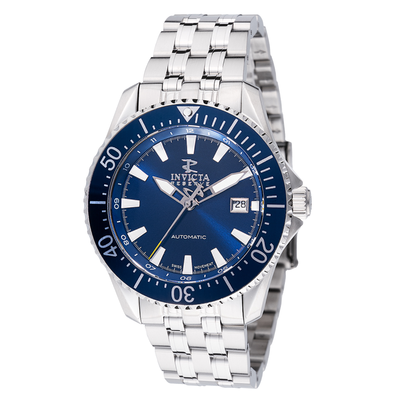 INVICTA RESERVE AUTOMATIC SWISS ETA 2824 CALIBER MEN'S WATCH - 44MM, STEEL (49234-N1)