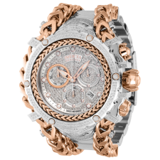 INVICTA RESERVE GLADIATOR 2.92 CARAT DIAMOND SWISS RONDA Z60 CALIBER MEN'S WATCH - 58.3MM, STEEL, ROSE GOLD (35058)
