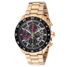 INVICTA RESERVE AUTOMATIC SWISS CHRONOGRAPH ETA VALJOUX 7754 MEN'S WATCH W/SAPPHIRE CRYSTAL - 44MM, GOLD (49232)