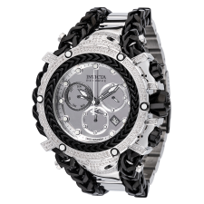 INVICTA RESERVE GLADIATOR 1.75 CARAT DIAMOND SWISS RONDA Z60 CALIBER MEN'S WATCH - 58.3MM, BLACK, STEEL (48417)