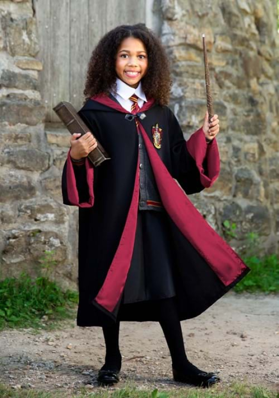 SPIRIT HALLOWEEN COSTUMES DELUXE HARRY POTTER HERMIONE COSTUME FOR KIDS