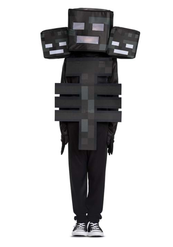 SPIRIT HALLOWEEN COSTUMES MINECRAFT DELUXE WITHER COSTUME FOR KIDS