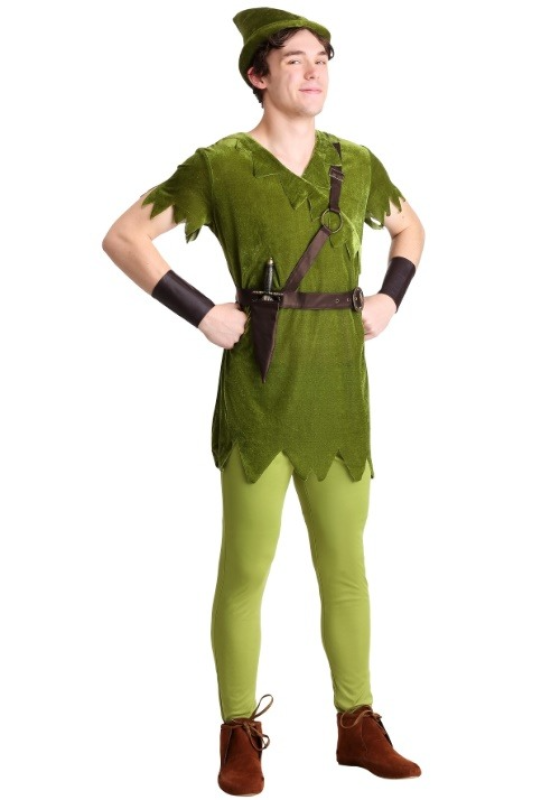 SPIRIT HALLOWEEN COSTUMES ADULT CLASSIC PETER PAN COSTUME