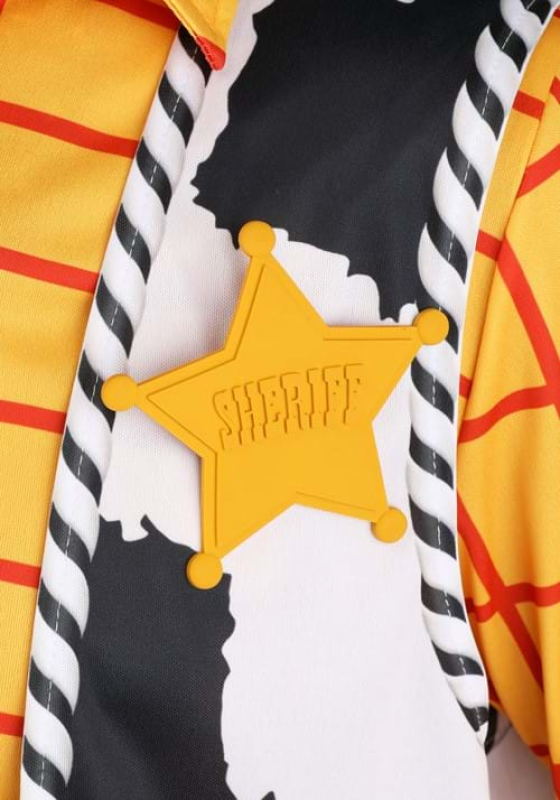 SPIRIT HALLOWEEN COSTUMES DISNEY DELUXE TOY STORY WOODY COSTUME FOR MEN