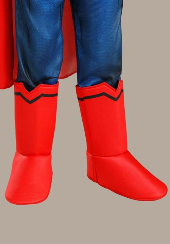 SPIRIT HALLOWEEEN COSTUMES DC COMICS DELUXE SUPERMAN KID'S COSTUME