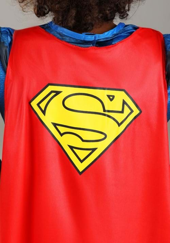 SPIRIT HALLOWEEEN COSTUMES DC COMICS DELUXE SUPERMAN KID'S COSTUME