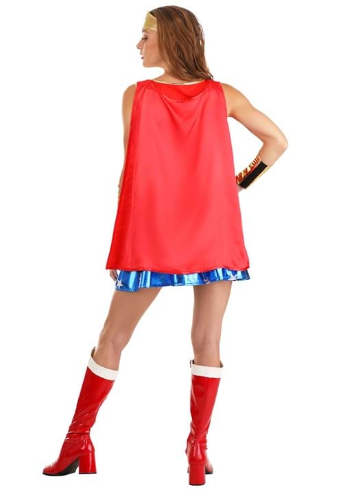 SPIRIT HALLOWEEN COSTUMES CAPED WONDER WOMAN COSTUME FOR ADULTS