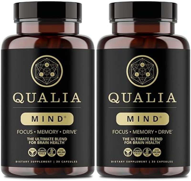 QUALIA MIND BRAIN SUPPLEMENT BOOST FOCUS, ENERGY CLARITY 32 INGREDIENTS 2 WEEK SUPPLY
