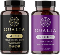 QUALIA MIND NIGHT PREMIUM NOOTROPIC FOR FOCUS DEEP SLEEP SUPPORT 1 WEEK SUPPLY