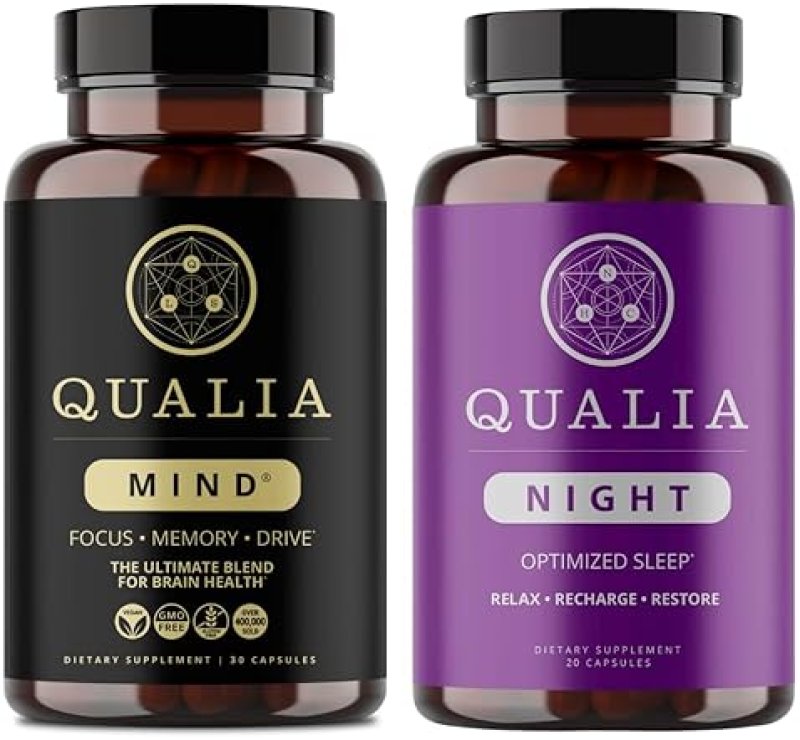 QUALIA MIND NIGHT PREMIUM NOOTROPIC FOR FOCUS DEEP SLEEP SUPPORT 1 WEEK SUPPLY