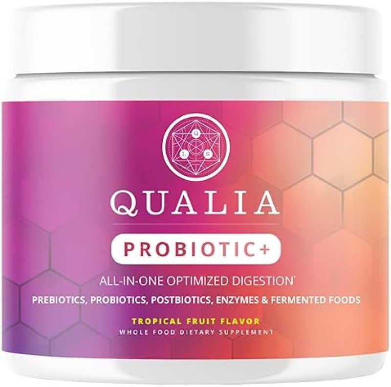 QUALIA PROBIOTIC - 28 SCIENCE-BACKED SPORE PROBIOTICS, PREBIOTICS POSTBIOTICS FOR GUT HEALTH