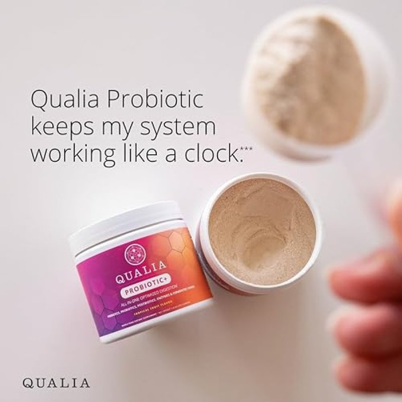 QUALIA PROBIOTIC - 28 SCIENCE-BACKED SPORE PROBIOTICS, PREBIOTICS POSTBIOTICS FOR GUT HEALTH