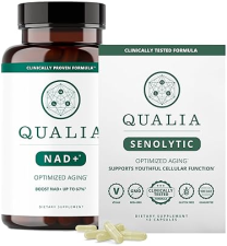 QUALIA NAD SENOLYTIC BUNDLE CLINICALLY TESTED ANTI-AGING SUPPLEMENT BOOSTING NAD