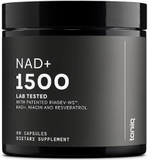 TONIIQ NAD SUPPLEMENT 1500MG - HIGH STRENGTH WITH RIAGEV-WS , RESVERATROL NIACIN - 60 CAPS