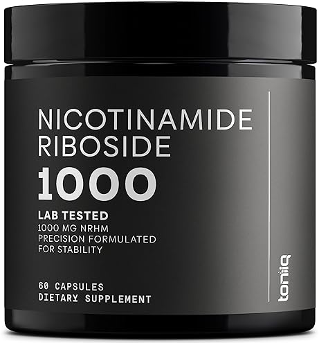 TONIIQ NICOTINAMIDE RIBOSIDE 1000MG HIGH-POTENCY NAD BOOSTER STABILIZED NRHM 60 VEGAN CAPS