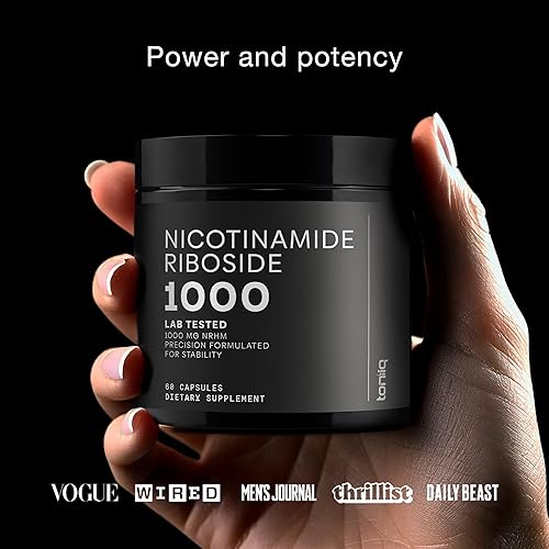 TONIIQ NICOTINAMIDE RIBOSIDE 1000MG HIGH-POTENCY NAD BOOSTER STABILIZED NRHM 60 VEGAN CAPS