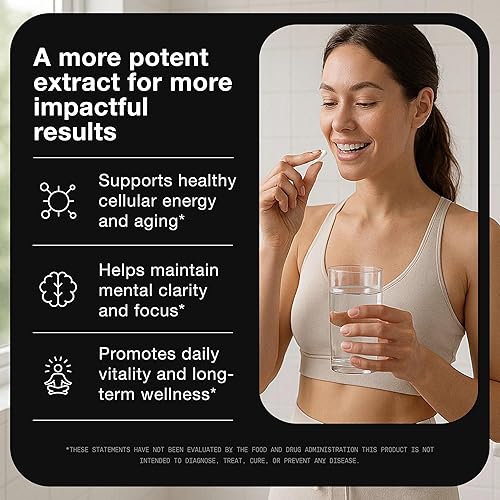 TONIIQ NICOTINAMIDE RIBOSIDE 1000MG HIGH-POTENCY NAD BOOSTER STABILIZED NRHM 60 VEGAN CAPS