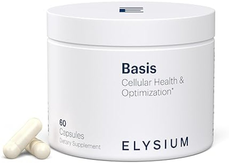 ELYSIUM BASIS NAD SUPPLEMENT 30 SERVINGS 250MG NICOTINAMIDE RIBOSIDE 50MG PTEROSTILBENE