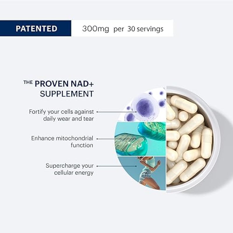 ELYSIUM BASIS NAD SUPPLEMENT 30 SERVINGS 250MG NICOTINAMIDE RIBOSIDE 50MG PTEROSTILBENE