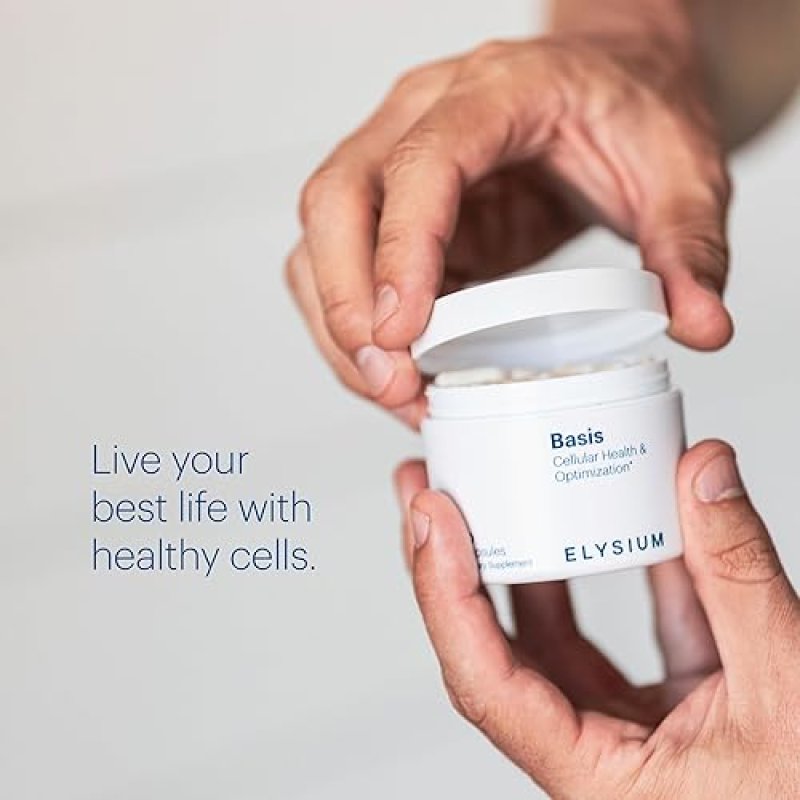 ELYSIUM BASIS NAD SUPPLEMENT 30 SERVINGS 250MG NICOTINAMIDE RIBOSIDE 50MG PTEROSTILBENE