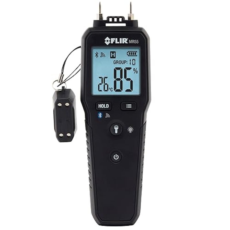 FLIR MR55 BLUETOOTH PIN MOISTURE METER FOR INSTANT DATA SHARING VIA FLIR TOOLS APP