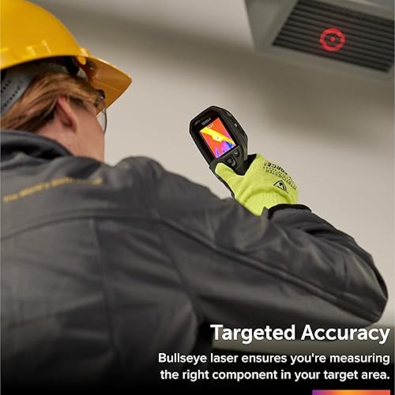FLIR TG165-X THERMAL IMAGING CAMERA WITH BULLSEYE LASER FOR HVAC, ELECTRICAL BUILDING INSPECTION