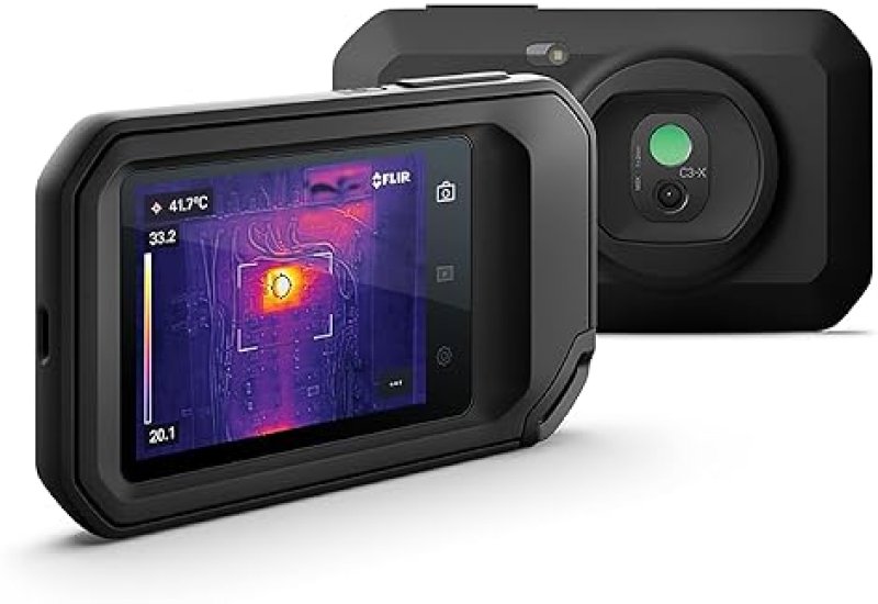 FLIR C3-X WIFI THERMAL IMAGING CAMERA HIGH-RES INFRARED FOR HVAC, ELECTRICAL BUILDING INSPECTIONS