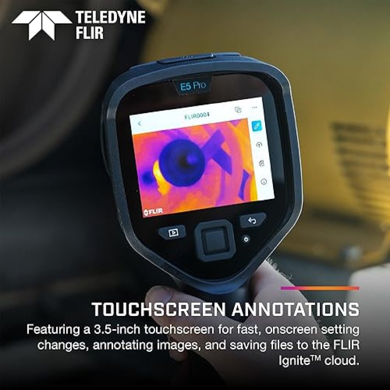 FLIR E5 PRO THERMAL IMAGING CAMERA WITH WIFI HIGH-RES INFRARED FLIR IGNITE CLOUD