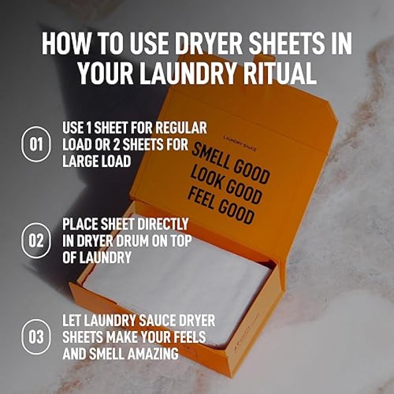 LAUNDRY SAUCE DRYER SHEETS BUNDLE EGYPTIAN ROSE ITALIAN BERGAMOT SCENTED, 2 SETS