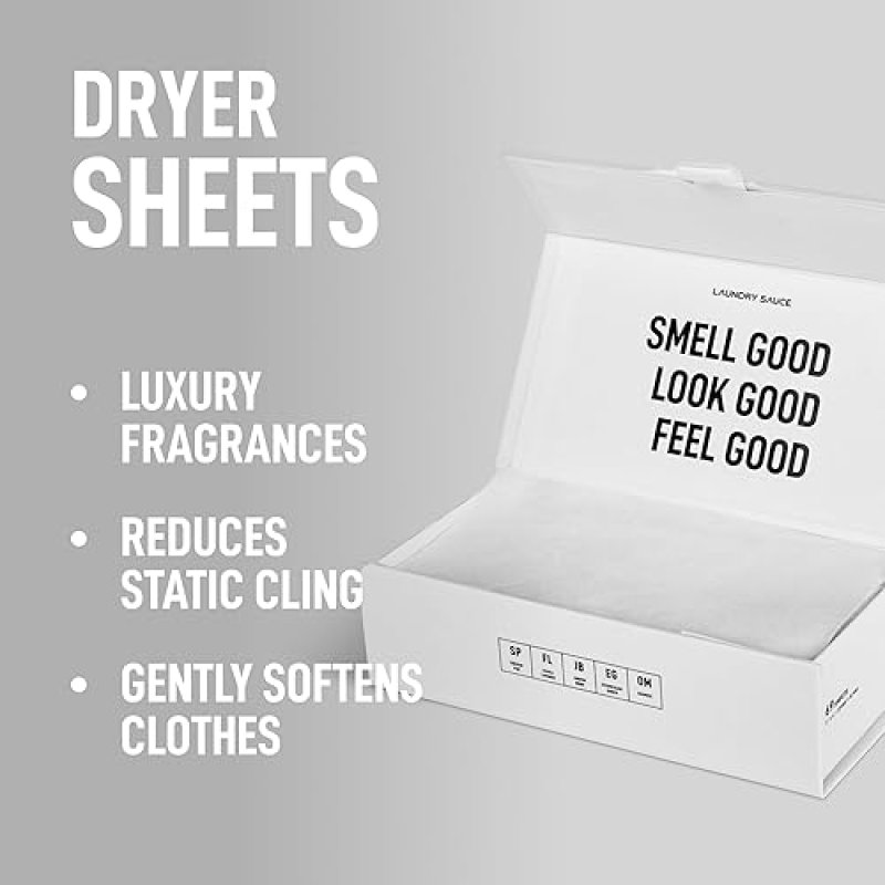 LAUNDRY SAUCE LUXURY DRYER SHEETS BUNDLE - AUSTRALIAN SANDALWOOD SIBERIAN PINE SCENTED SET