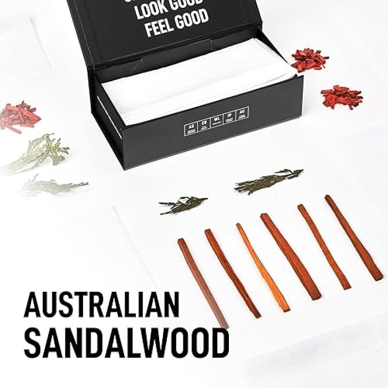LAUNDRY SAUCE DRYER SHEETS BUNDLE AUSTRALIAN SANDALWOOD INDONESIAN PATCHOULI, 2 SETS